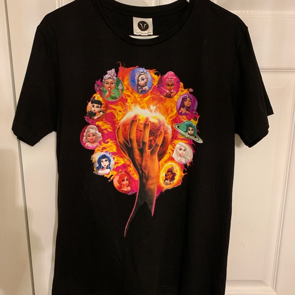 Black Ru Paul Drag Race  2019 tour tee Size Mens L